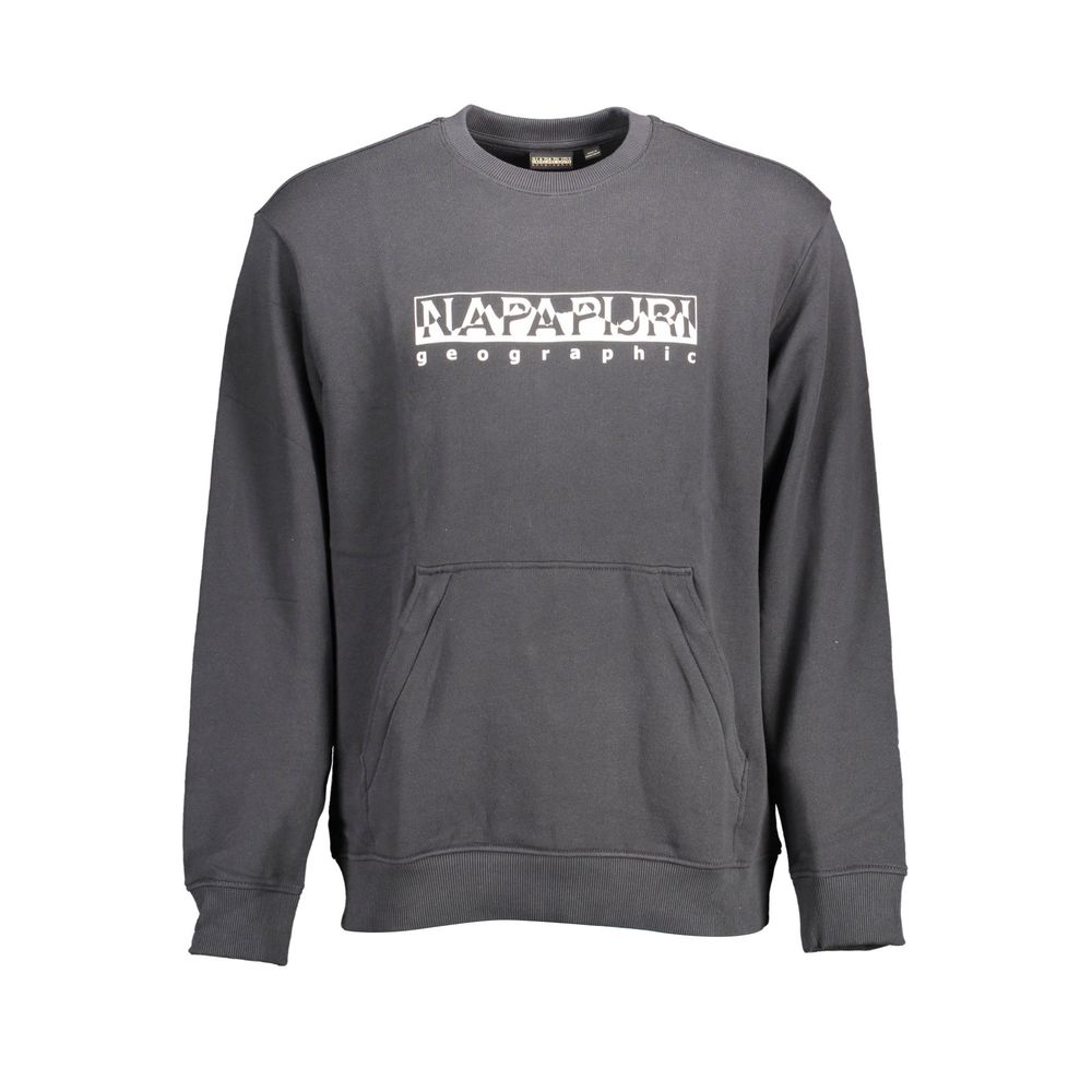 Napapijri Black Cotton Sweatshirt