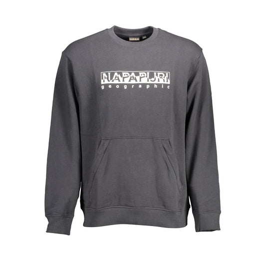 Napapijri Black Cotton Sweatshirt