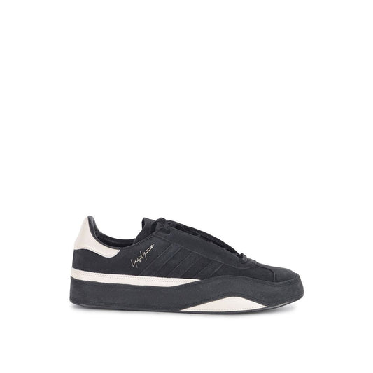 Y-3 Black Calfskin Chunky Sneakers
