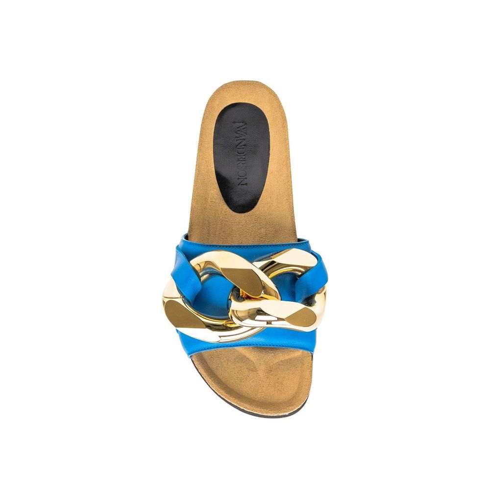Jw Anderson Blue Calfskin Slippers