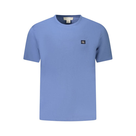 Calvin Klein Blue Cotton Men T-Shirt