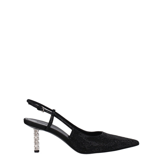 Givenchy Black Fabric Pumps