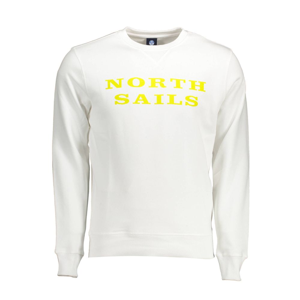 North Sails White Cotton Sweatshirt