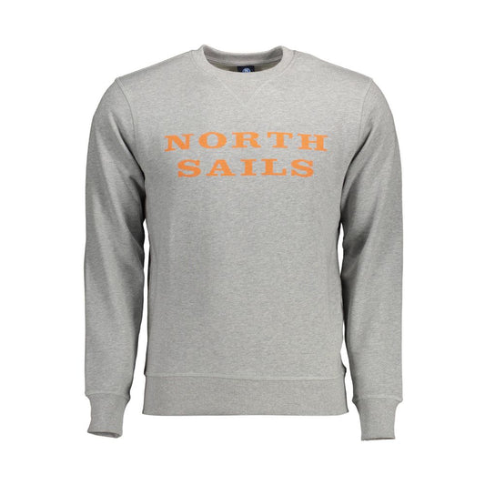 North Sails Gray Cotton Sweatshirt