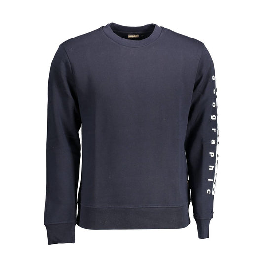 Napapijri Blue Cotton Sweatshirt