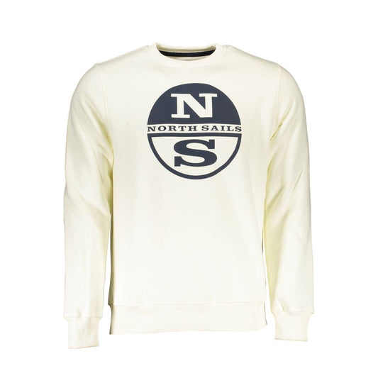 North Sails White Cotton Sweatshirt