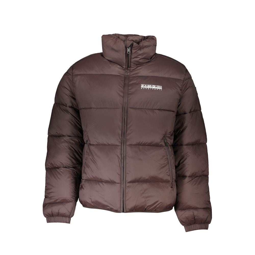 Napapijri Brown Polyamide Jackets & Coat