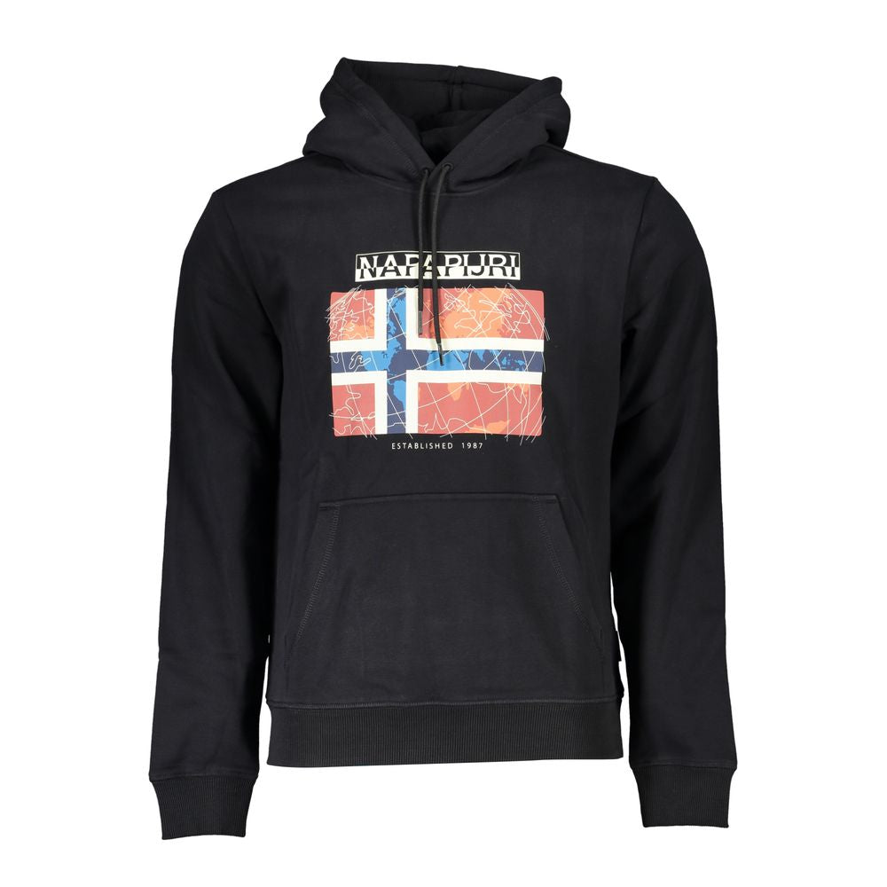 Napapijri Black Cotton Sweatshirt