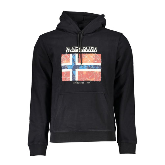 Napapijri Black Cotton Sweatshirt
