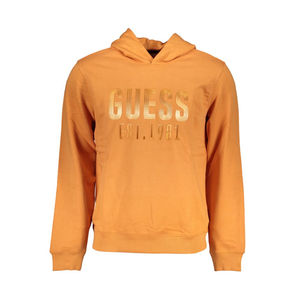 Guess Jeans Orange Cotton Sweatshirt