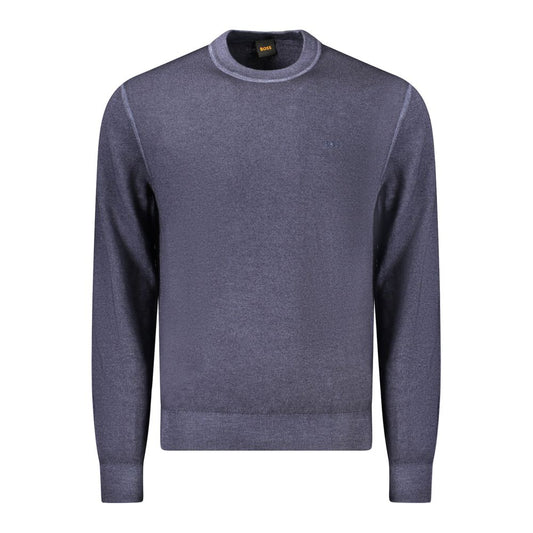 Hugo Boss Blue Wool Sweater
