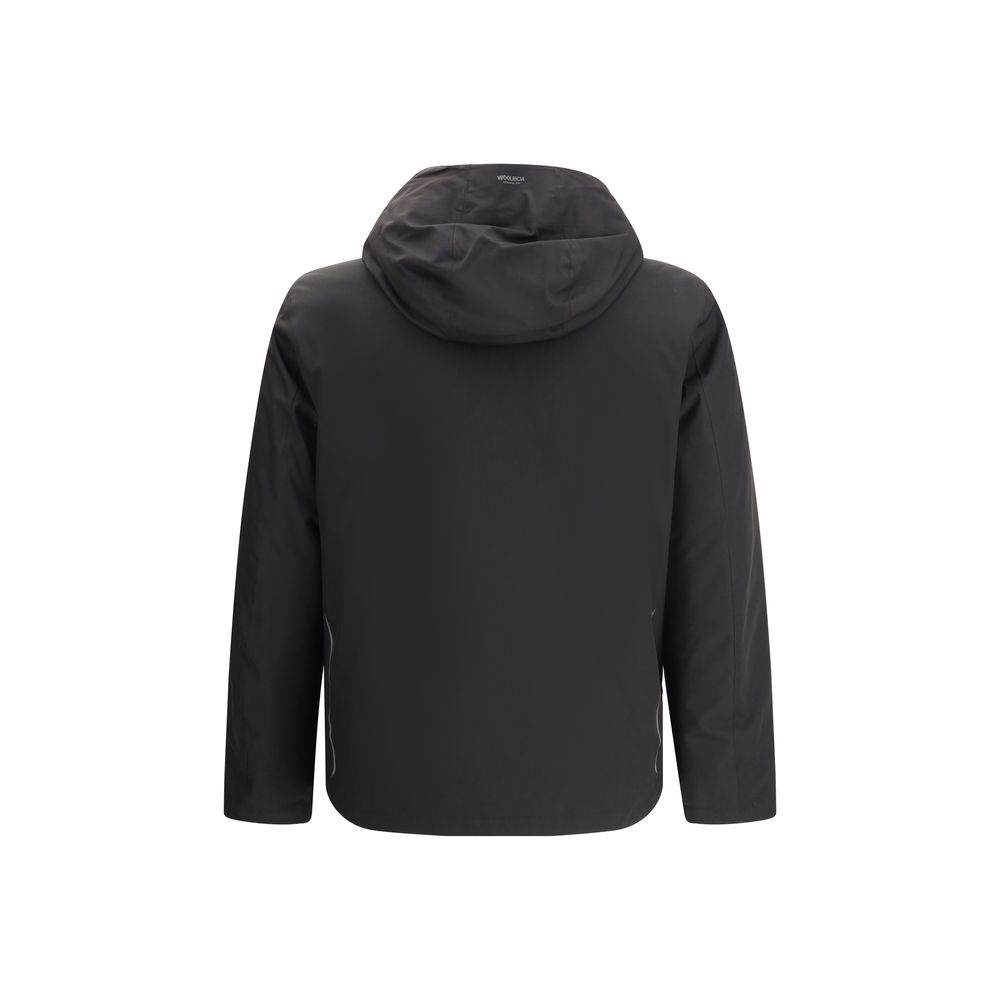 Woolrich Black Polyester Shell Jacket