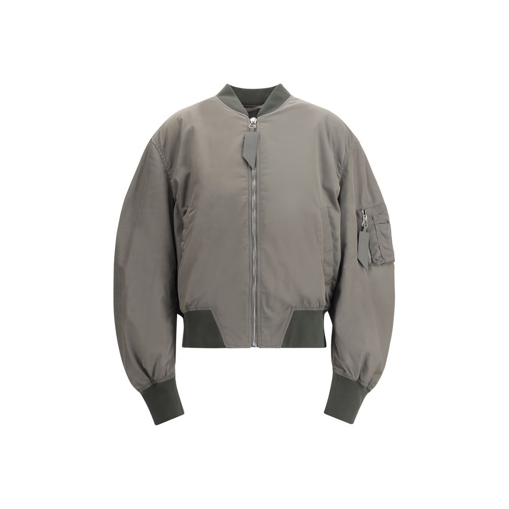 The Attico Bicolor Polyester Bomber