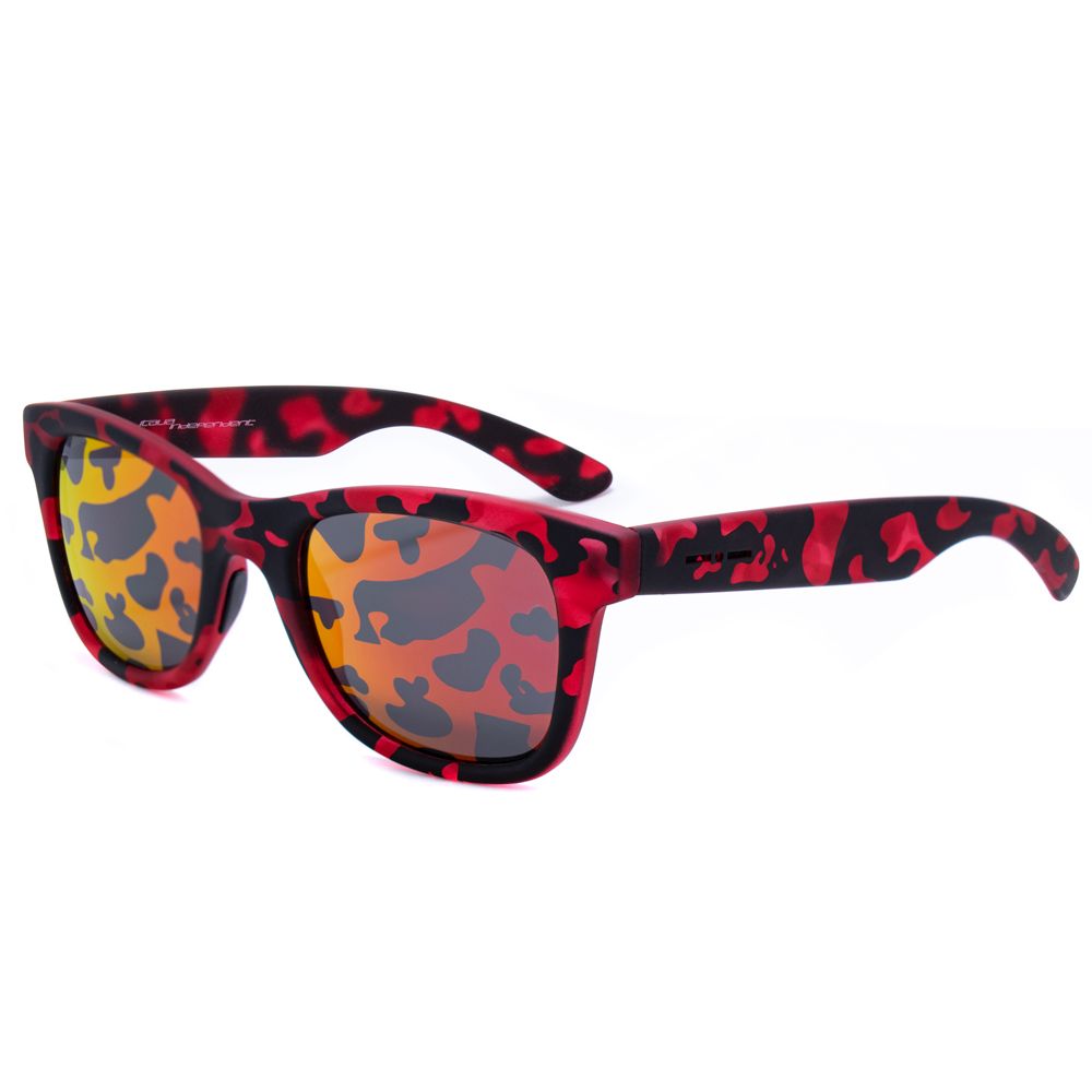 Italia Independent Red Acetate Sunglasses