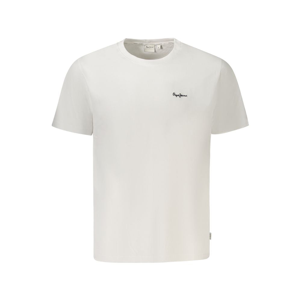 Pepe Jeans White Cotton Men T-Shirt
