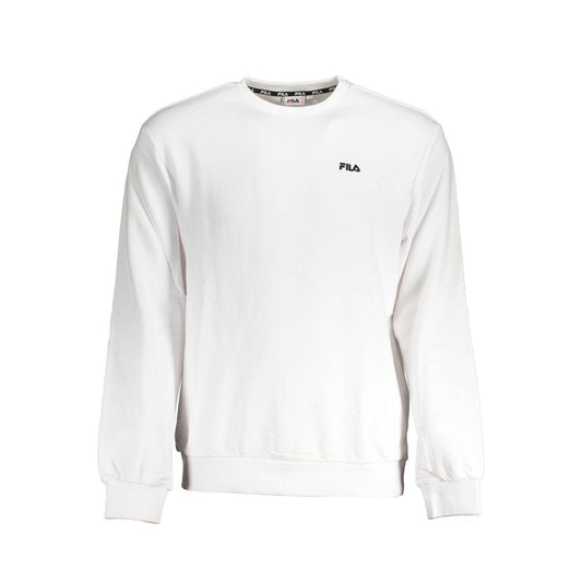 Fila White Cotton Sweatshirt