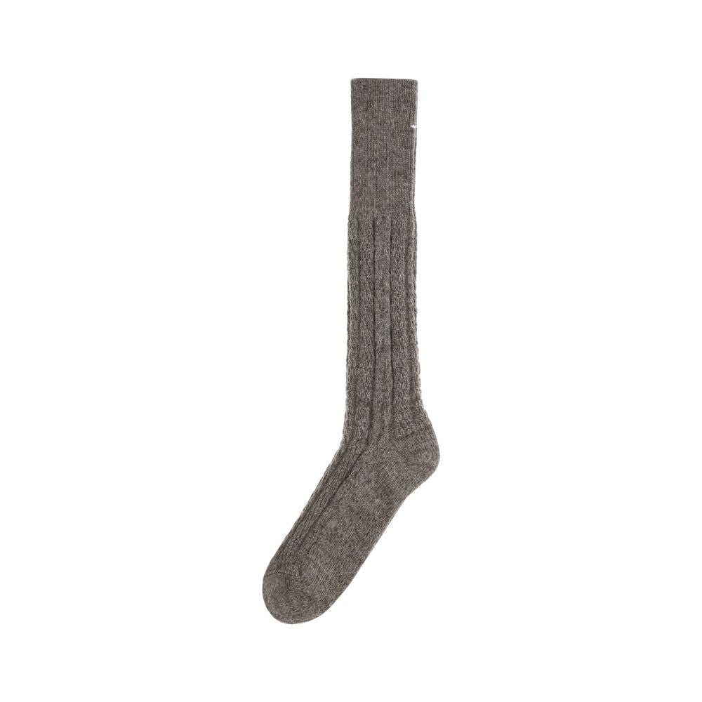 Margiela Brown Wool Socks