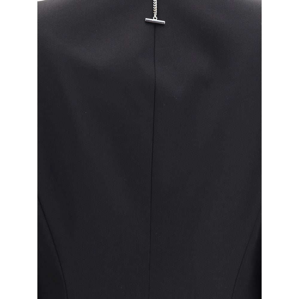 Alexander McQueen Black Wool Coat
