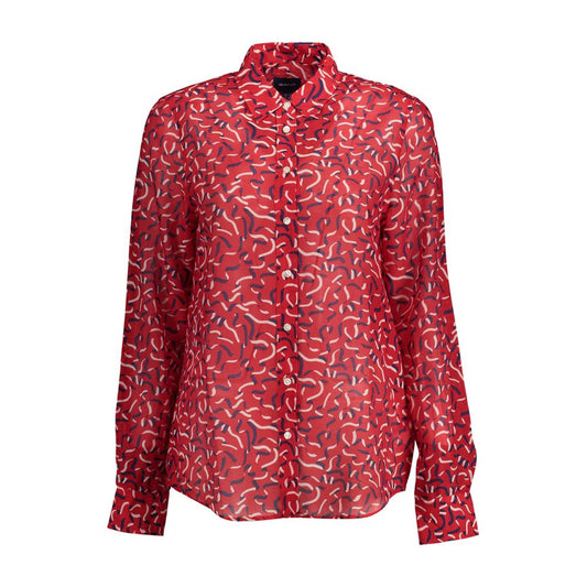 Gant Rosso Cotton Women Shirt