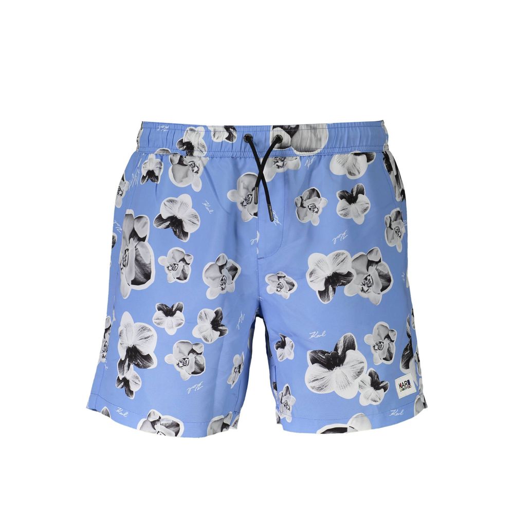 Karl Lagerfeld Blue Polyester Swimwear