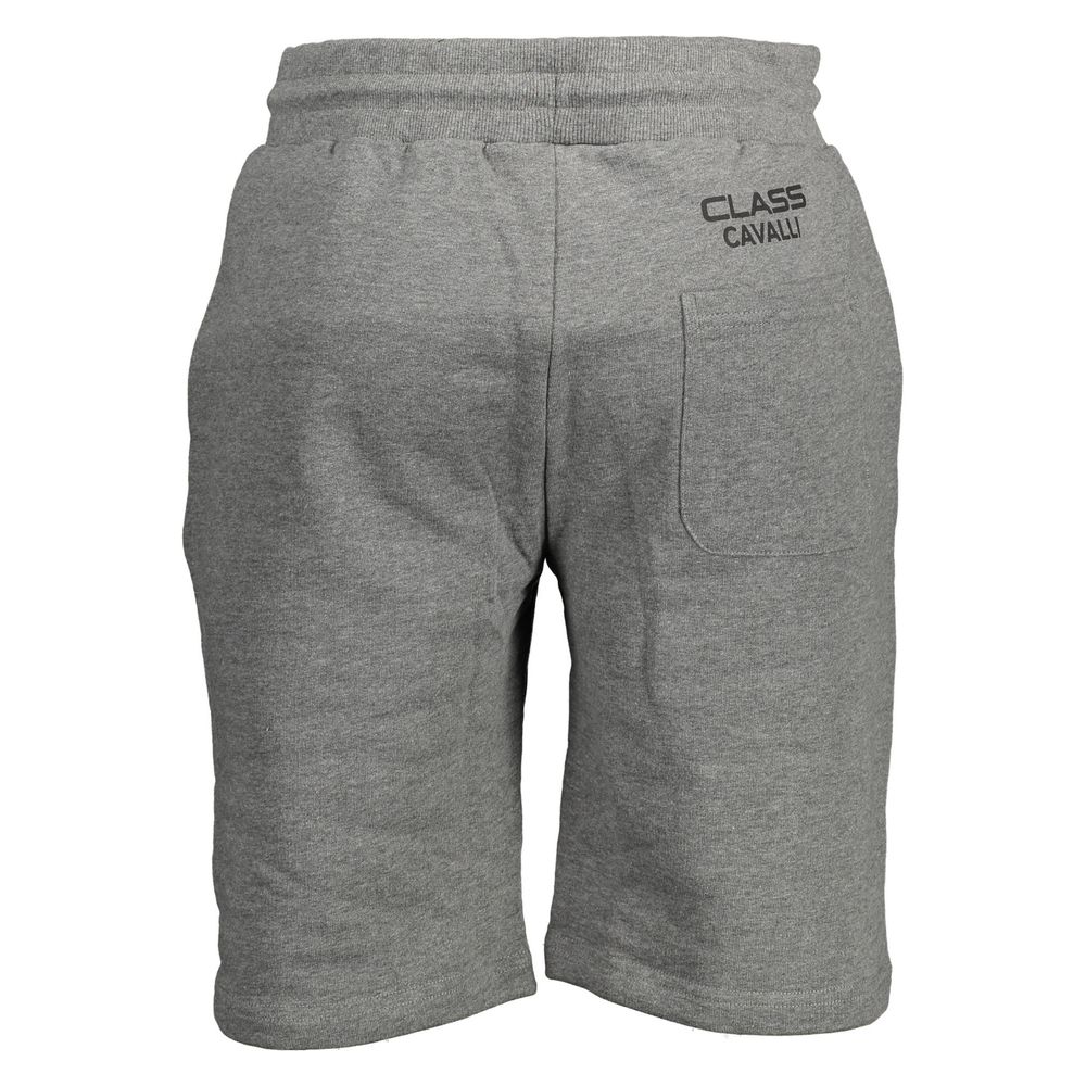Cavalli Class Gray Cotton Pant