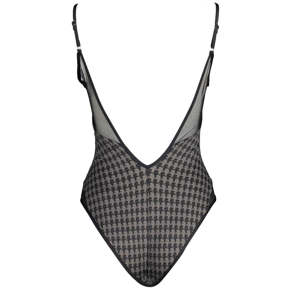 Karl Lagerfeld Black Polyamide Women's Swimsuit