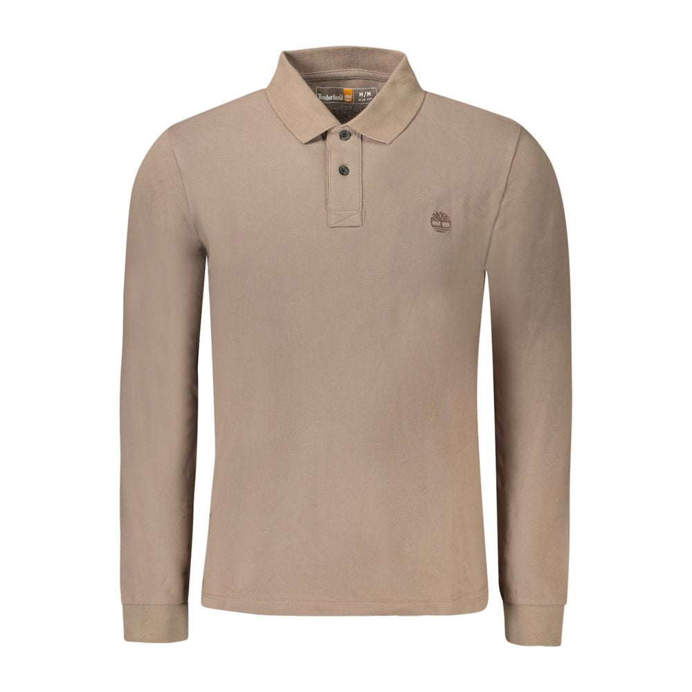 Timberland Brown Cotton Polo Shirt
