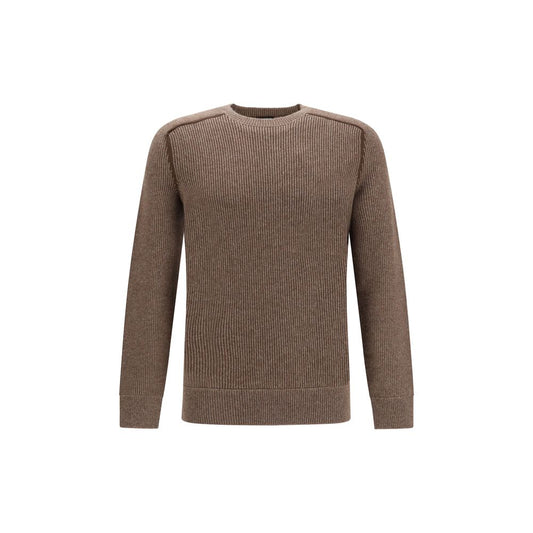 ZEGNA Brown Cashmere Cashmere Sweater