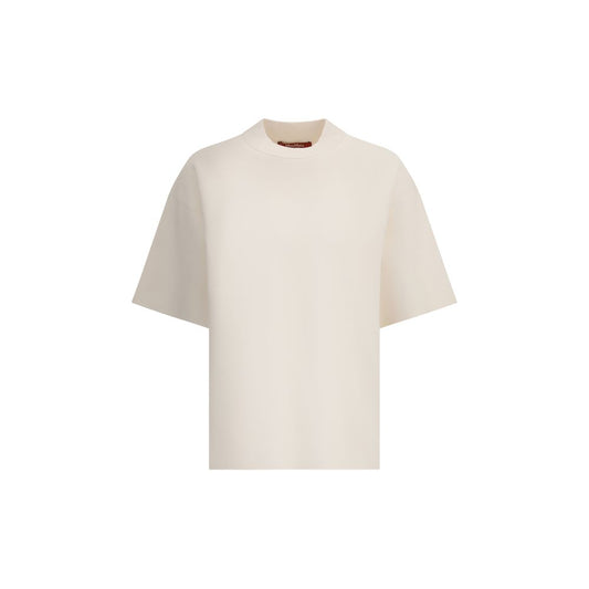 Max Mara White Polyester T-Shirt