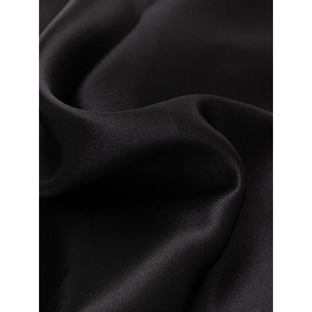 Dolce & Gabbana Black Silk Pocket Square