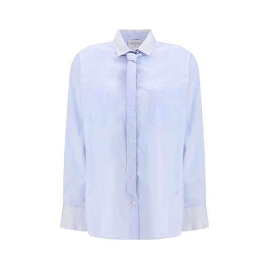 Forte_Forte Light Blue Cotton Dress Shirt
