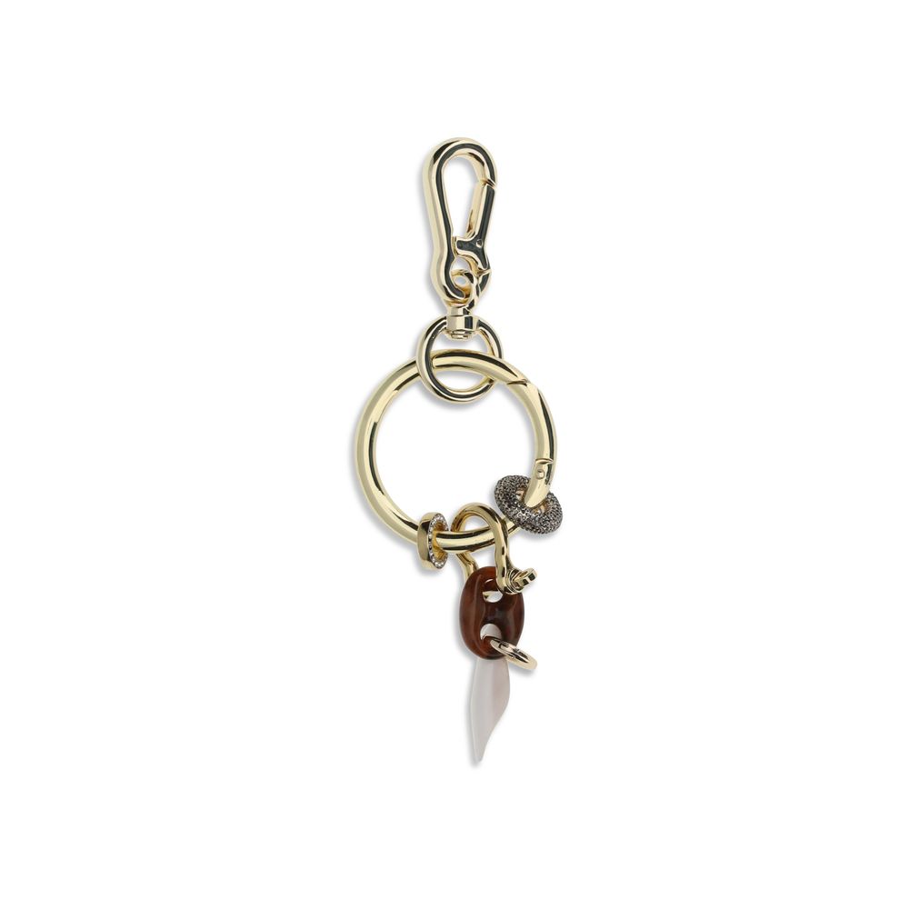 Benedetta Bruzziches Multicolor Metal Keychain