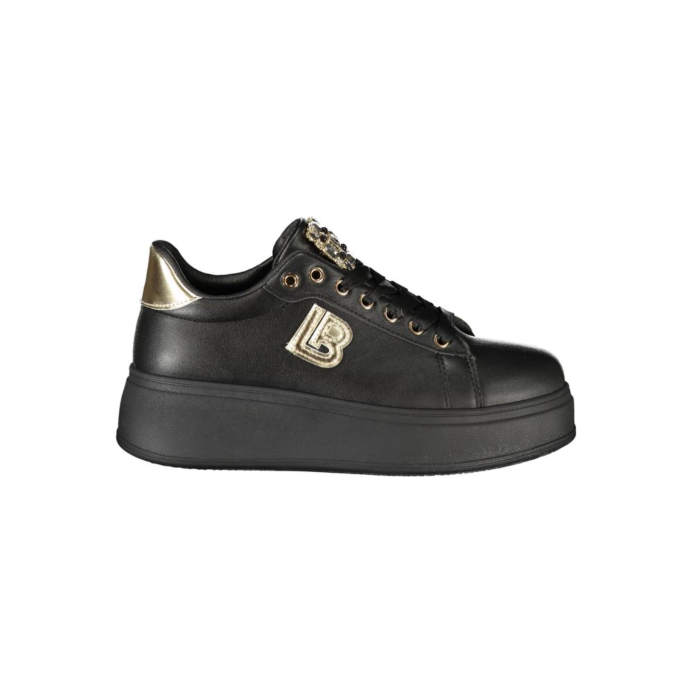 Laura Biagiotti Black Polyester Women Sneaker