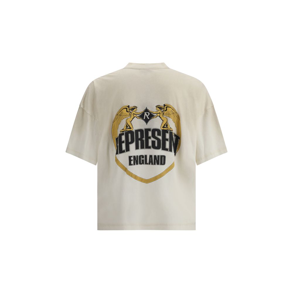 Represent Cream Cotton T-Shirt