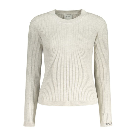Pepe Jeans Gray Cotton Women Sweater