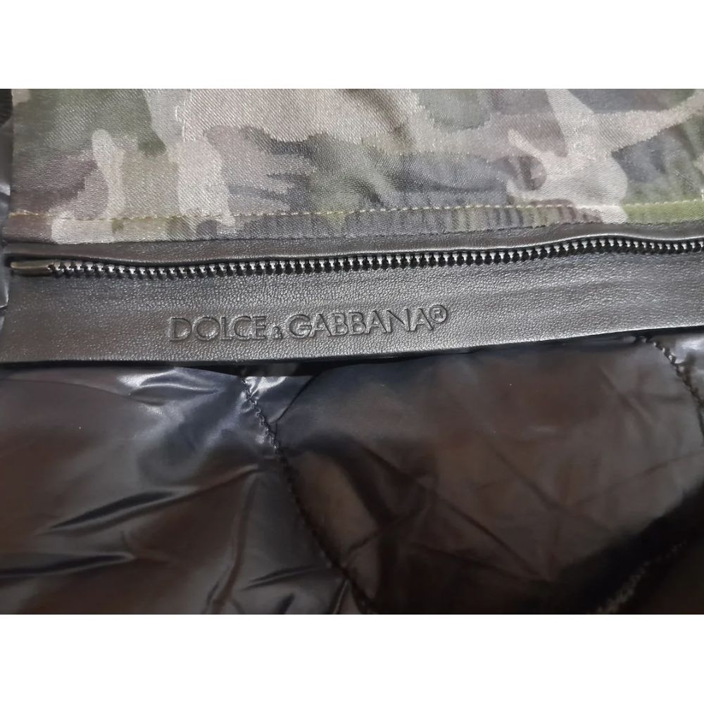 Dolce & Gabbana Army Cotton Jackets & Coat