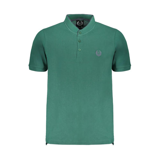 Gianmarco Venturi Green Cotton Polo Shirt