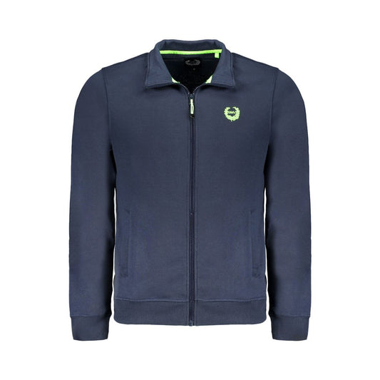 Gianmarco Venturi Blue Cotton Sweatshirt