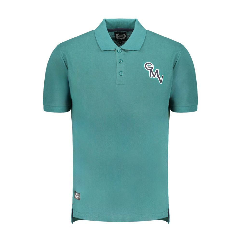 Gianmarco Venturi Green Cotton Polo Shirt