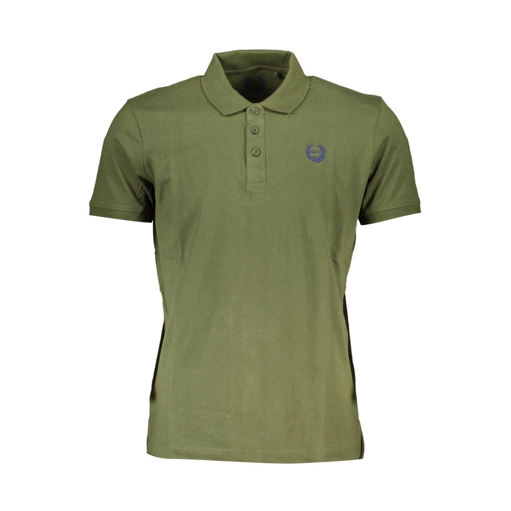 Gianmarco Venturi Green Cotton Polo Shirt