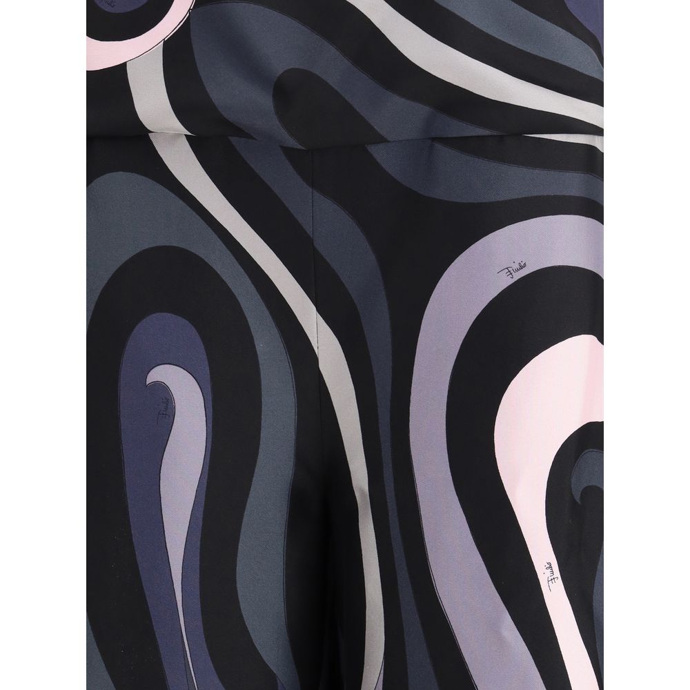 Emilio Pucci Multicolor Silk Jumpsuit