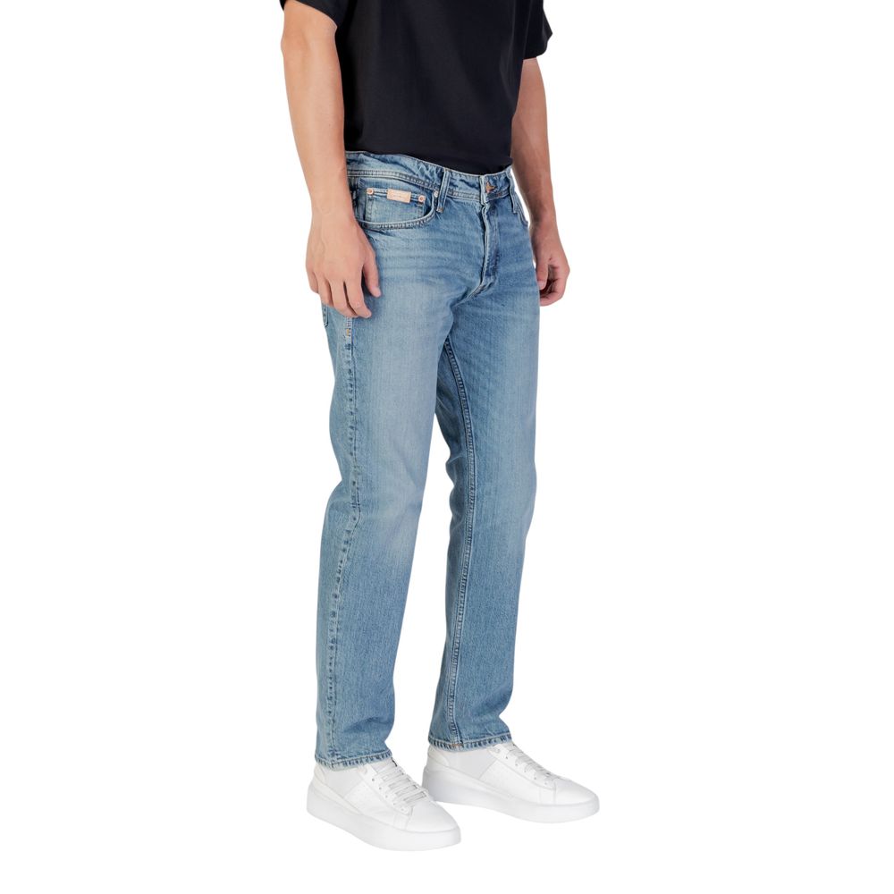Jack Jones Blue Cotton Skinny Jean