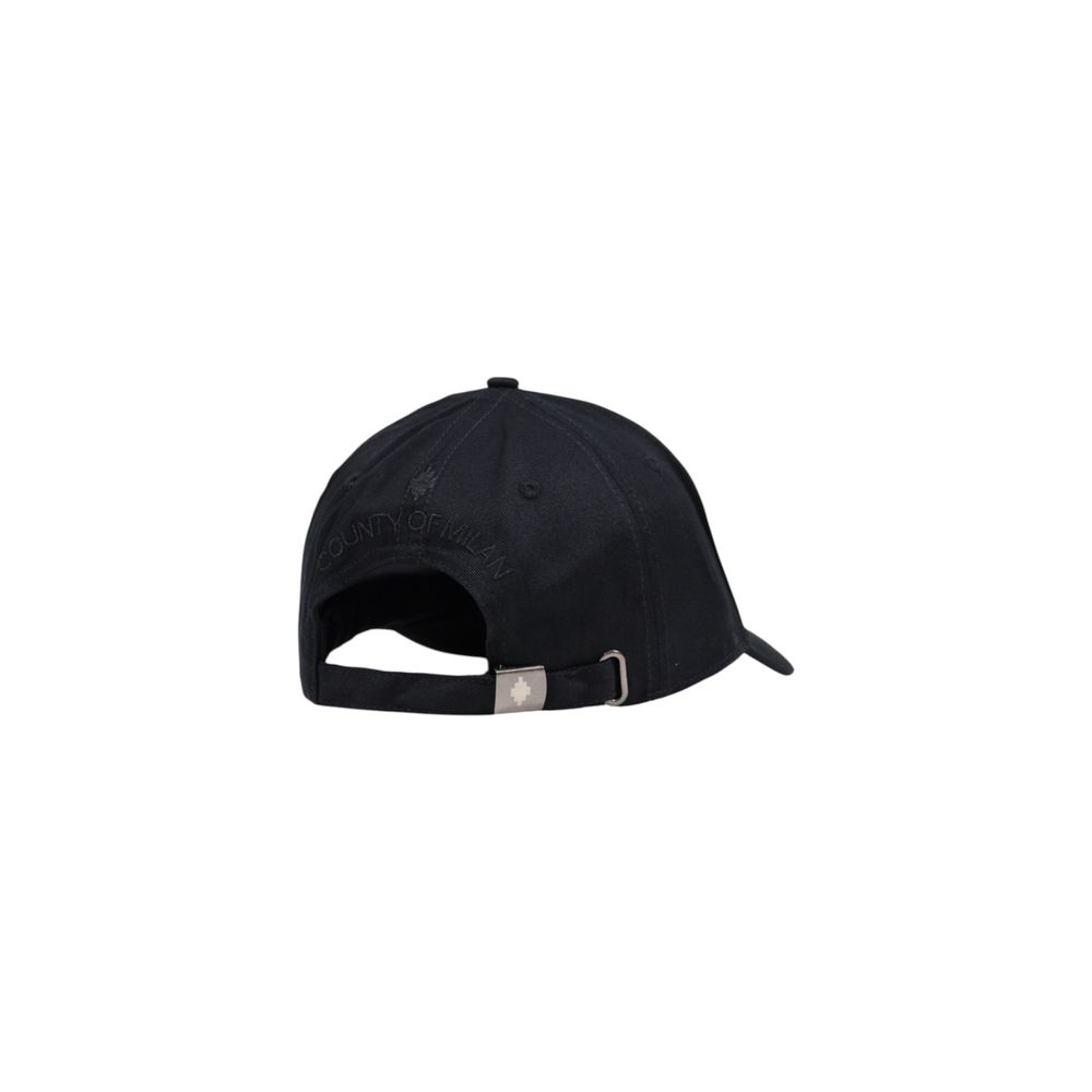 County of Milan Black Cotton Cap (Baseball Hat)