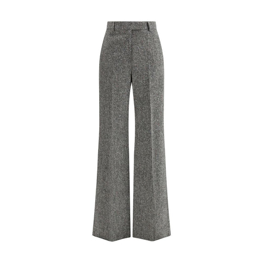Valentino Gray Wool Casual Pants
