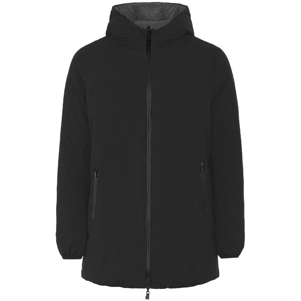 Suns Black Polyester Jackets & Coat