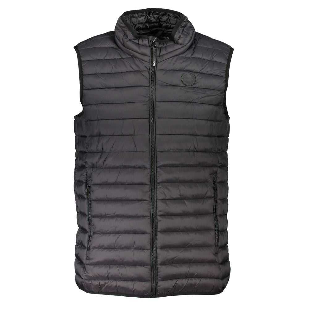 Gianmarco Venturi Black Polyamide Sleveless Jacket