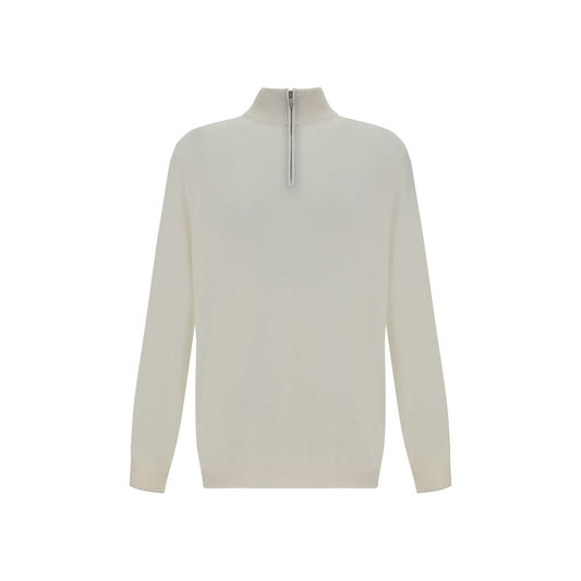 Brunello Cucinelli White Cashmere Cashmere Sweater