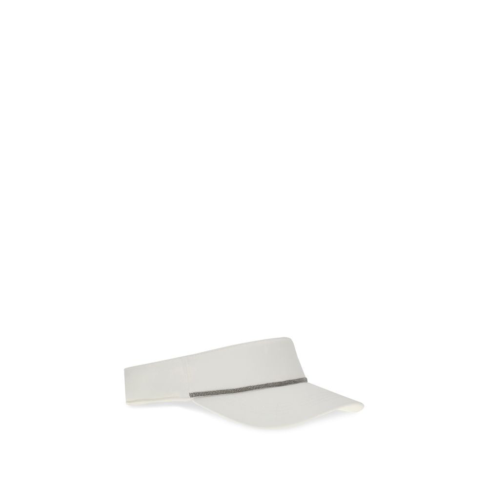 Brunello Cucinelli White Polyester Cap (Baseball Hat)