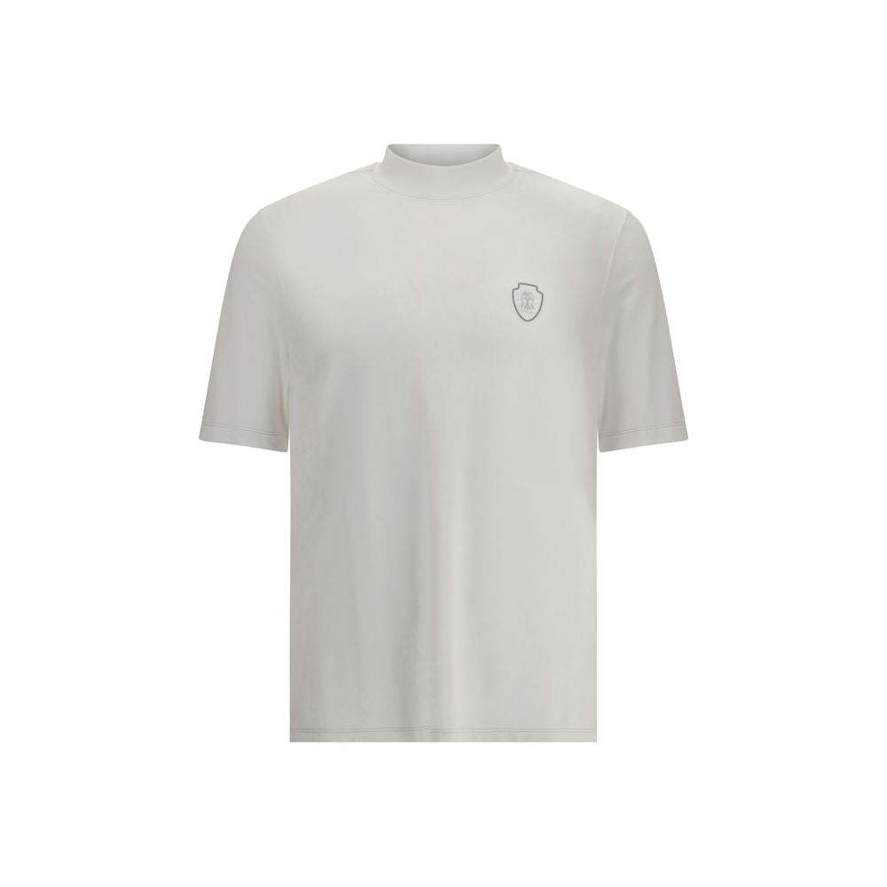 Brunello Cucinelli White Polyamide T-Shirt