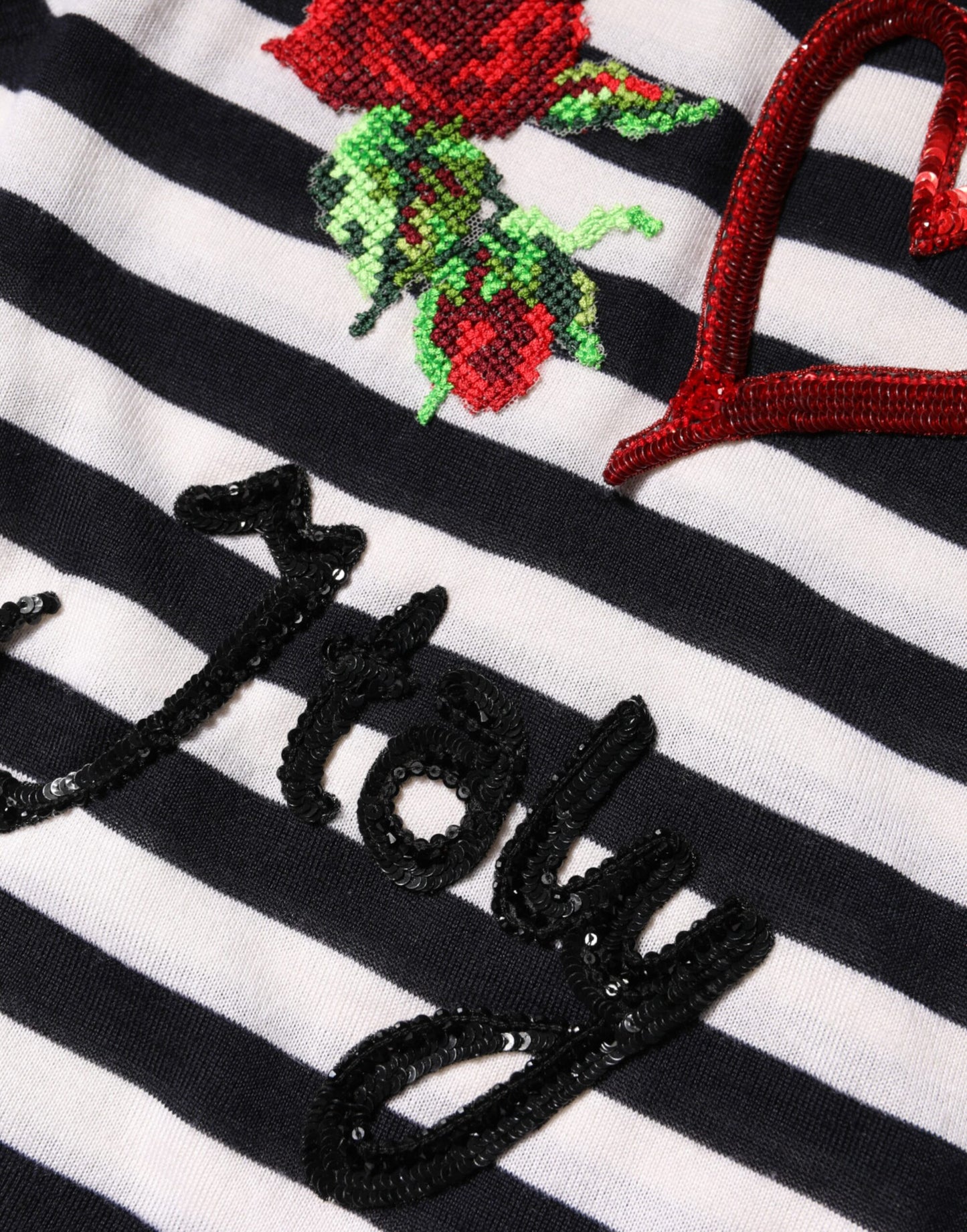 Dolce & Gabbana Black White Cashmere Silk Sleeveless Top